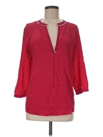 Joie 3/4 Sleeve Silk Top (view 1)