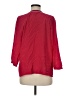 Joie 100% Silk Red 3/4 Sleeve Silk Top Size M - photo 2