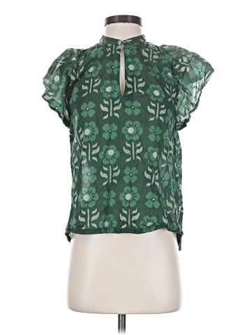 Birds of Paradis by Trovata Short Sleeve Blouse (view 1)