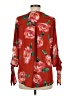 West Kei 100% Polyester Red 3/4 Sleeve Blouse Size M - photo 2