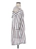 JOA Stripes White Casual Dress Size XS - photo 4
