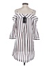 JOA Stripes White Casual Dress Size XS - photo 2