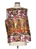 Talbots 100% Cotton Paisley Gold Sleeveless Blouse Size L (estimated) - photo 1