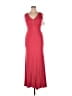 Badgley Mischka Red Cocktail Dress Size 10 - photo 1
