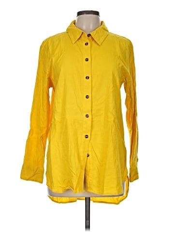 Universal Standard 3/4 Sleeve Button-Down Shirt (view 1)