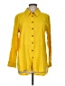 Universal Standard Color Block Yellow 3/4 Sleeve Button-Down Shirt Size 6 - 8 - photo 1
