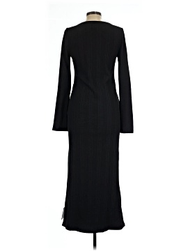 long black casual dress with sleeves Wool Midi Handmade Vintage Fit & Flare Pleated Sleeve 1614 Black / Custom order With a variety of cuts and styles available Used Long-Sleeve Maxi Dresses On