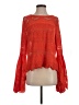 Free People Orange Pullover Sweater Size S - photo 1