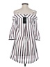 JOA Stripes White Casual Dress Size XS - photo 2