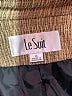 Le Suit 100% Polyester Tweed Tan Blazer Size 8 - photo 6