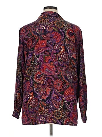 Impressions Long Sleeve Blouse (view 2)