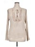 Joseph A. 100% Viscose Ivory Long Sleeve Blouse Size XL - photo 1