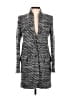Stella McCartney Houndstooth Marled Solid Tweed Gray Black Wool Coat Size EU (IT) 38 / US 2 - photo 1