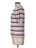 T Tahari Stripes Pink Short Sleeve Turtleneck Size L - photo 5