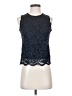 Vince Camuto Blue Sleeveless Blouse Size 0 - photo 1