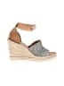TOMS Silver Wedges Size 9 1/2 - photo 1