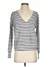 Gap Stripes Blue Silver Pullover Sweater Size S - photo 1