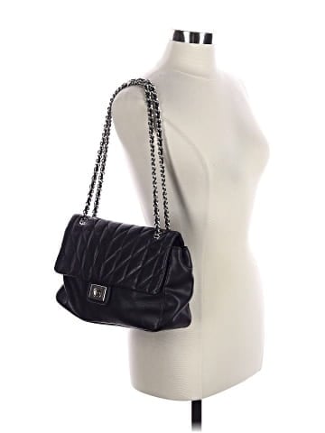 Karl Lagerfeld Paris Leather Shoulder Bag (view 2)