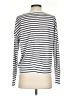 Gap Stripes Blue Silver Pullover Sweater Size S - photo 2