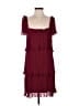 DKNY 100% Polyester Burgundy Cocktail Dress Size 4 - photo 1