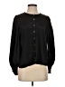 1.State 100% Polyester Black Long Sleeve Blouse Size S - photo 1