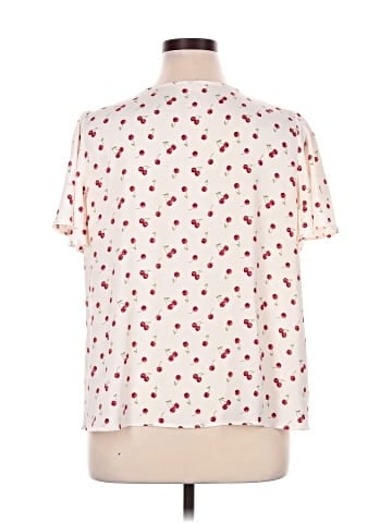 LC Lauren Conrad Short Sleeve Blouse (view 2)