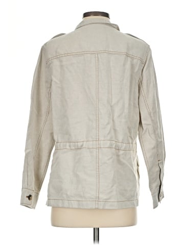 Madewell Cinched Utility Jacket in Italian Linen Twill (view 2)