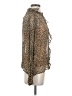 J.Crew 100% Cupro Animal Print Brown Long Sleeve Blouse Size 2 - photo 4