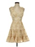 Lush Paisley Yellow Cocktail Dress Size XS - photo 1