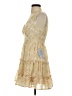 Lush Paisley Yellow Cocktail Dress Size XS - photo 5