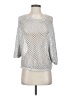 BCBGMAXAZRIA Metallic Silver Pullover Sweater Size XS - photo 1