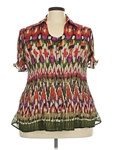 DressBarn Short Sleeve Blouse (view 1)