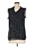 CAbi 100% Polyester Black Sleeveless Blouse Size M - photo 1