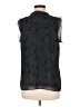 CAbi 100% Polyester Black Sleeveless Blouse Size M - photo 2