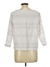 Sigrid Olsen Silver 3/4 Sleeve Blouse Size L - photo 2
