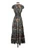 Shein 100% Polyester Paisley Blue Casual Dress Size 4 - photo 2