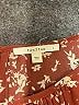 Fun2Fun Floral Red Burgundy Short Sleeve Henley Size L - photo 7