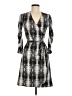 Veronica M. Print Gray Cocktail Dress Size M - photo 1