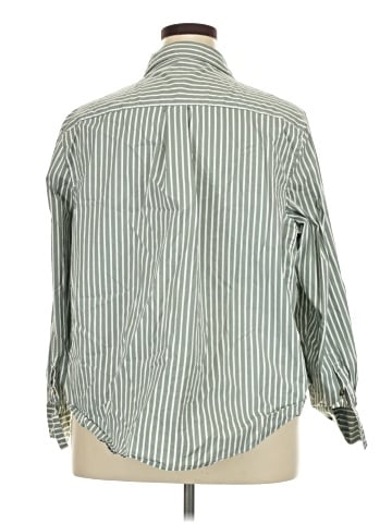 Universal Standard 3/4 Sleeve Button-Down Shirt (view 2)