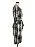Veronica M. Print Gray Cocktail Dress Size M - photo 4