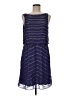 Gianni Bini 100% Polyester Stripes Blue Casual Dress Size M - photo 1