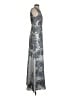 BCBGMAXAZRIA 100% Polyester Gray Cocktail Dress Size 4 - photo 4