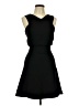 Sandro Solid Black Cocktail Dress Size Lg (3) - photo 1