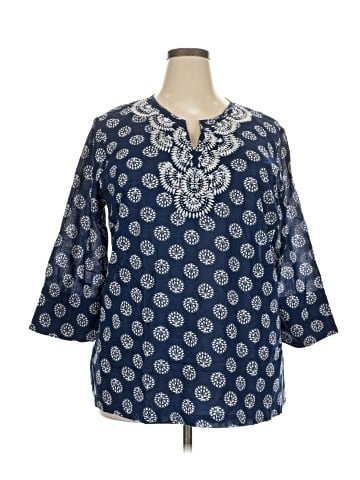 Talbots 3/4 Sleeve Blouse (view 1)
