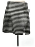 Old Navy 100% Polyester Houndstooth Black Casual Skirt Size M - photo 1
