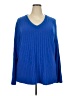 Unbranded 100% Polyester Blue Pullover Sweater Size 4XL - photo 1