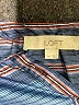 Ann Taylor LOFT 100% Polyester Stripes Blue Casual Dress Size S - photo 7