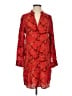 Zara Basic 100% Viscose Rayon Red Casual Dress Size XS - photo 1