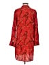 Zara Basic 100% Viscose Rayon Red Casual Dress Size XS - photo 2