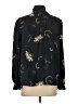 Tucker Black Long Sleeve Silk Top Size S - photo 2